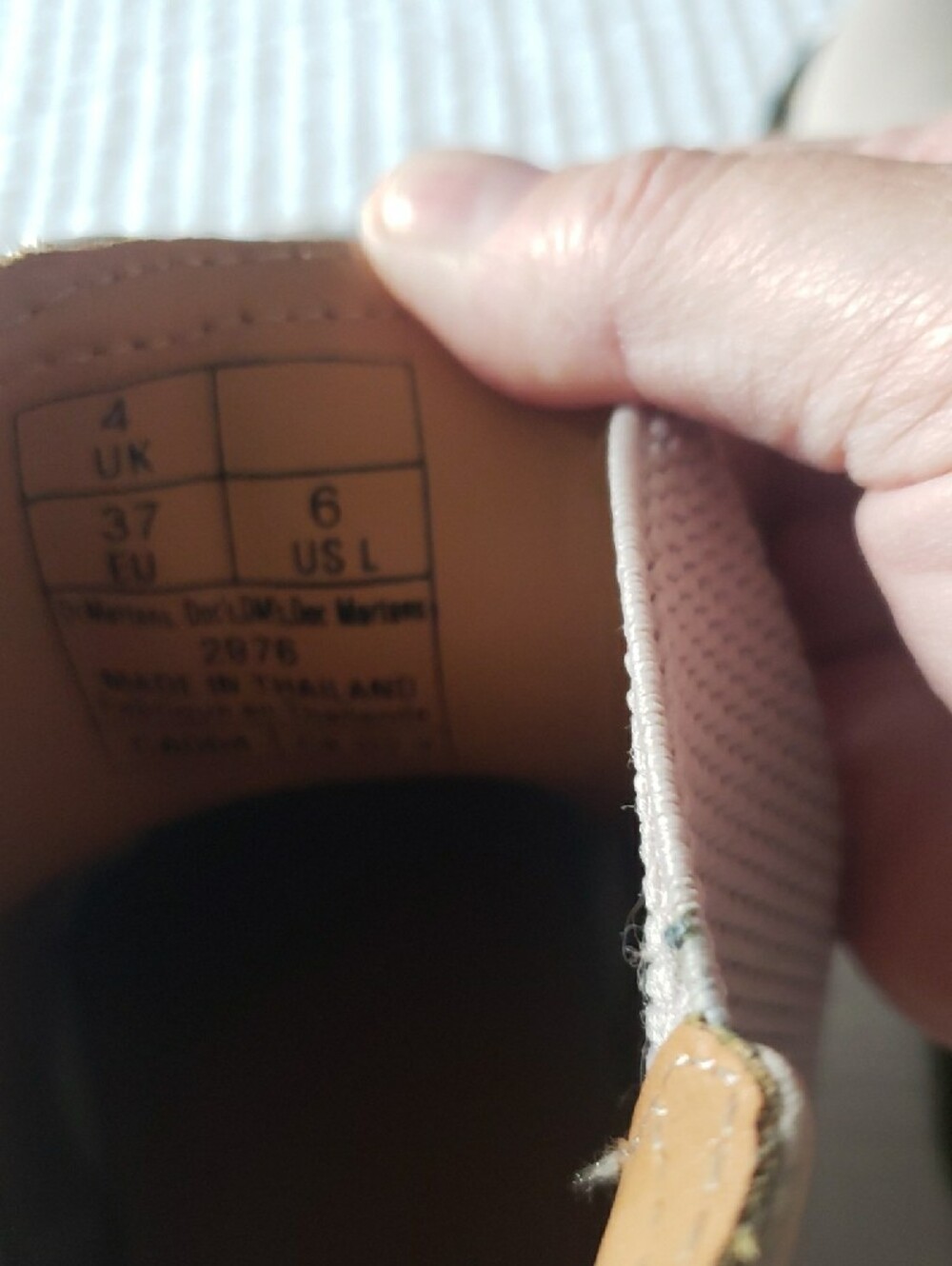 Dr. Martens Docs Ankle Boots in Light Beige - Never Worn - Picture 5 of 5
